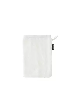 JOOP | Waschhandschuh "Cornflower Uni" 16x22cm (Weiß) | 